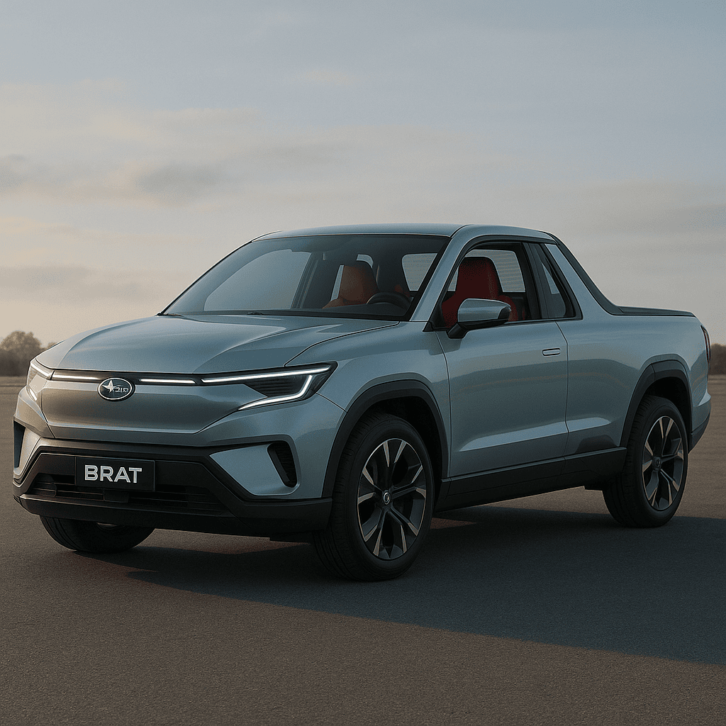 Artist rendering of a possible Subaru Brat
