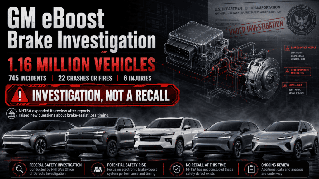 GM eBoost Brake Investigation