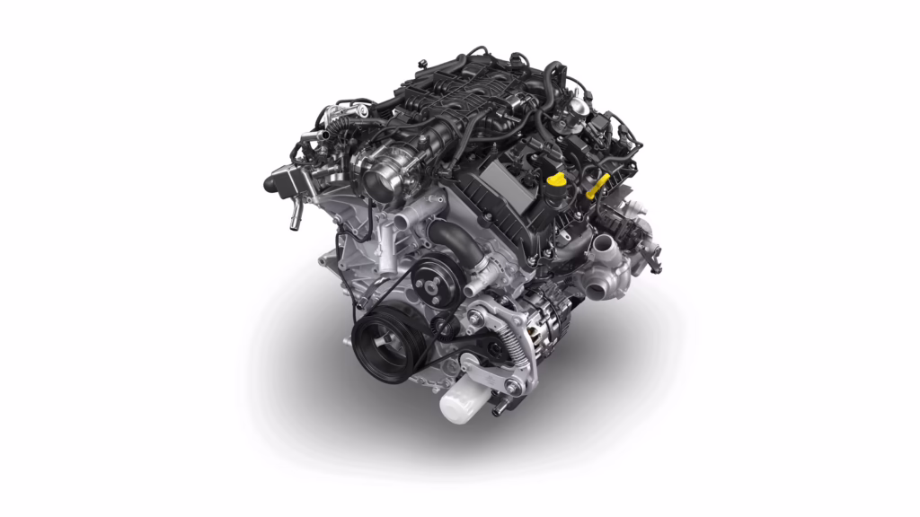 PowerBoost combines a twin-turbocharged V6 with hybrid assistance and available onboard power.