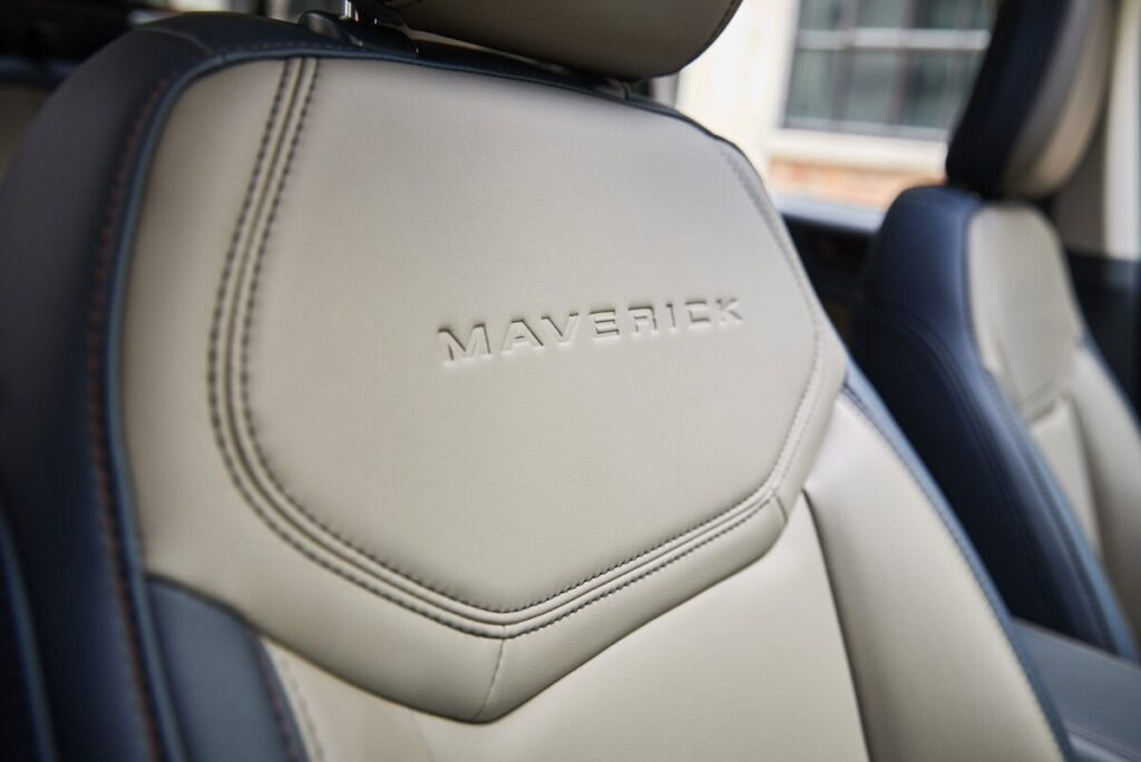 Ford Maverick interior seat