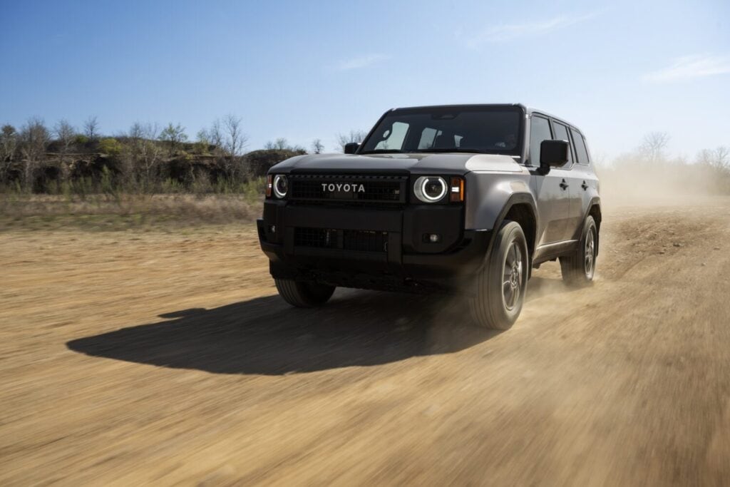 2025 Toyota Land Cruiser in the dirt
