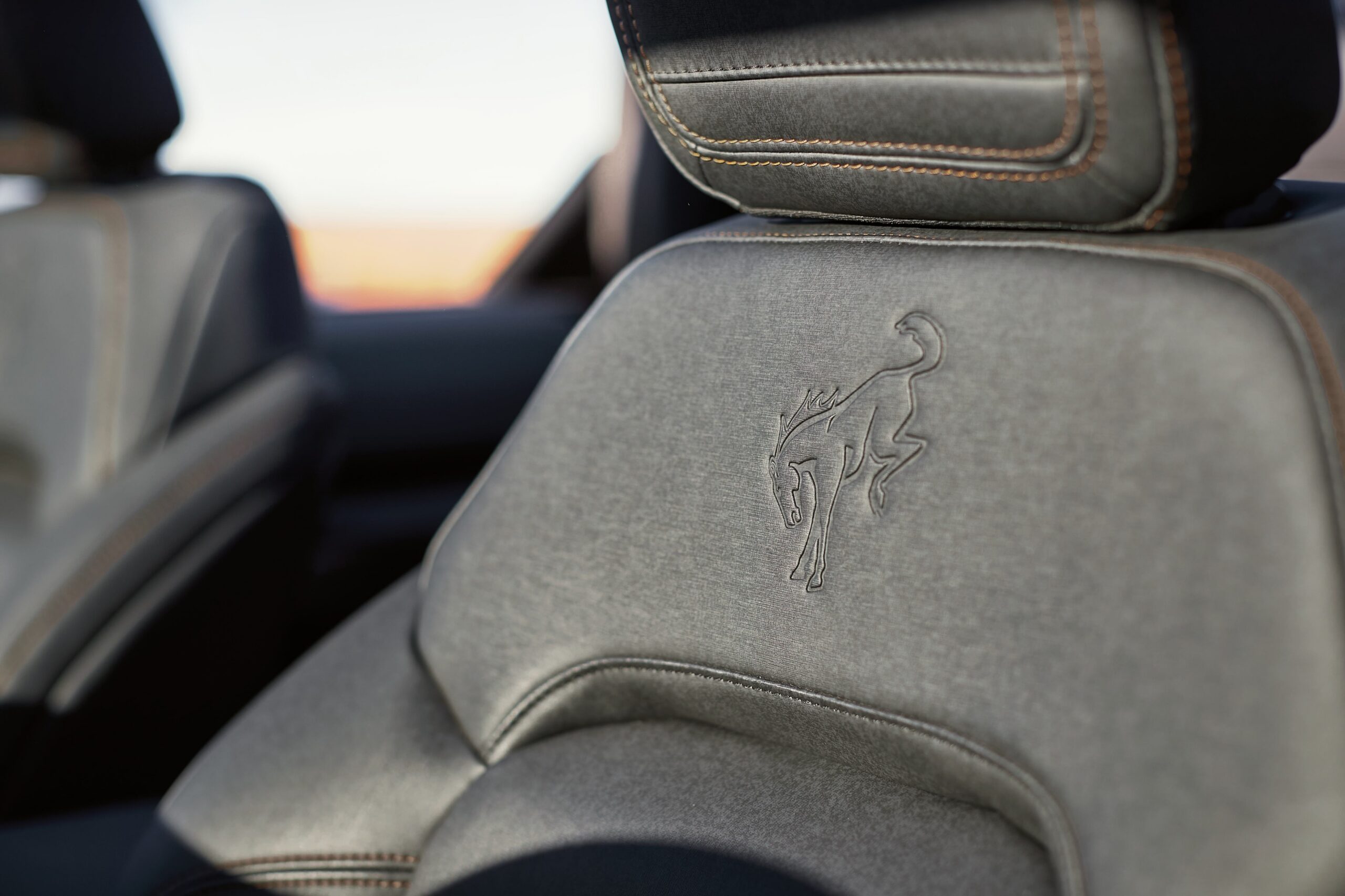 2026 Bronco Badlands dashboard, touchscreen and steering wheel