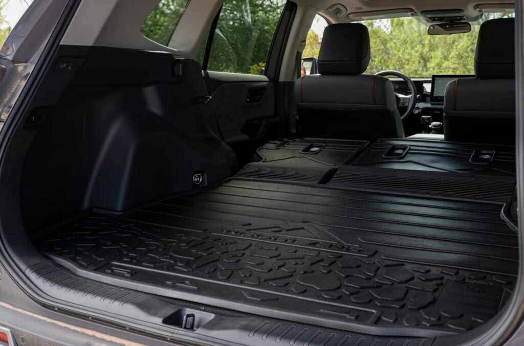 Interior of the 2026 Toyota RAV4 HEV Woodland in *Urbanrock