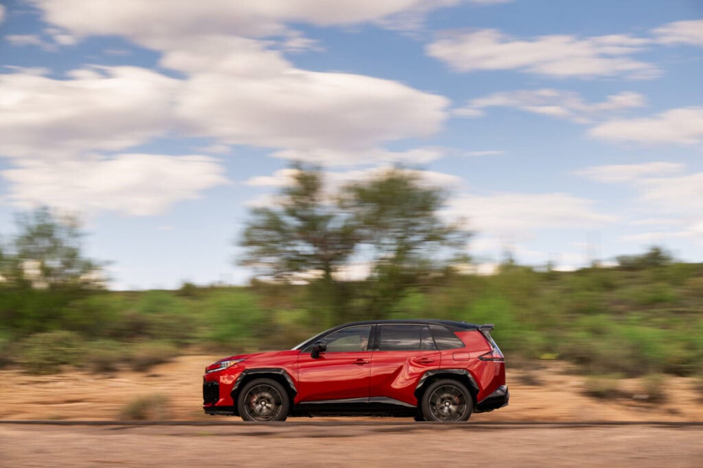 2026 Toyota Rav4 PHEV GR in Supersonic Red