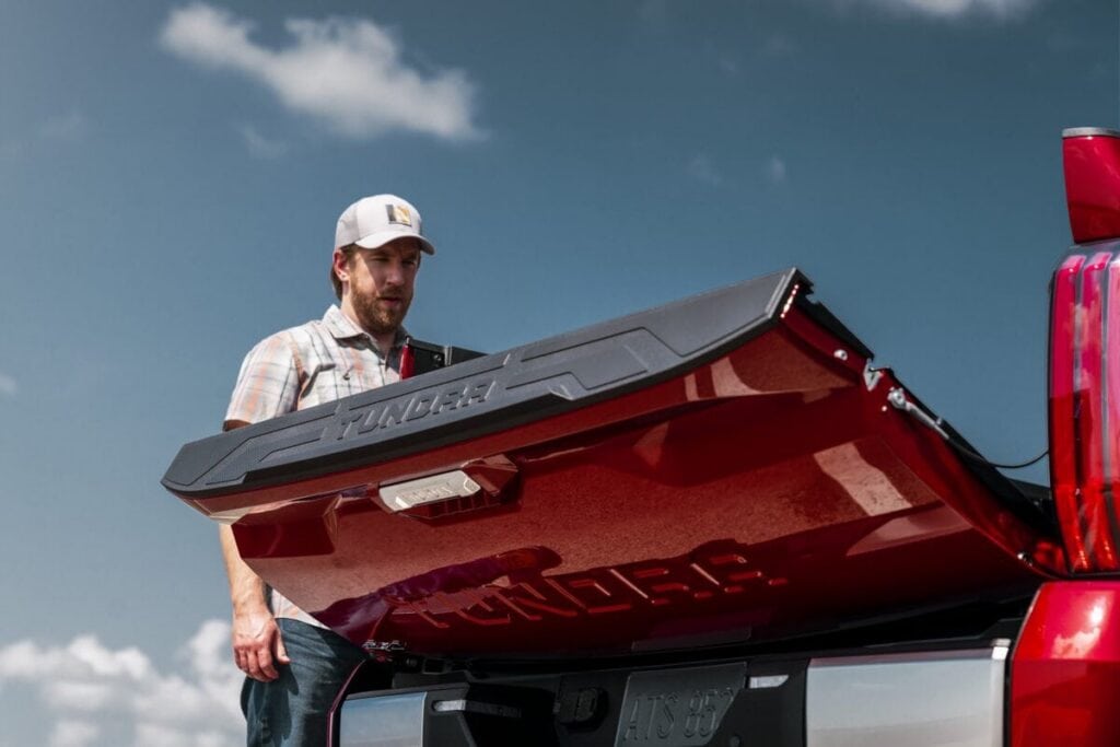 2026 Toyota Tundra tailgate