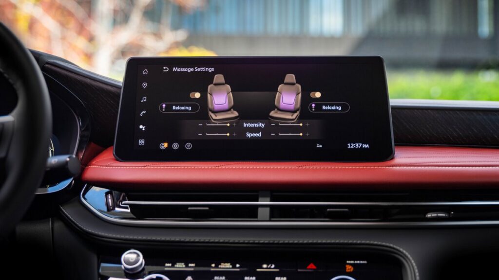 2027 Infiniti QX65 Infotainment Buttons