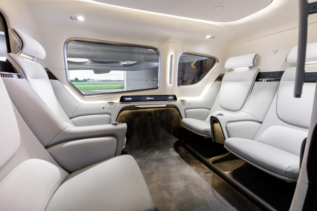 Interior: Valo Vertical Aerospace flying taxi