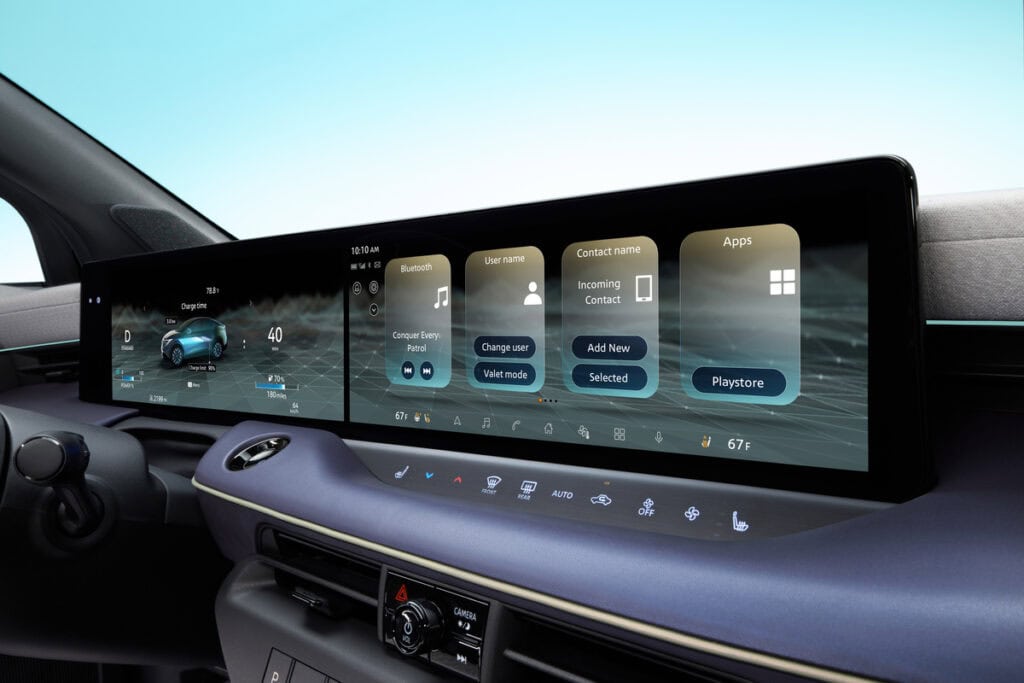 Interior infotainment 2026 Nissan Leaf All New