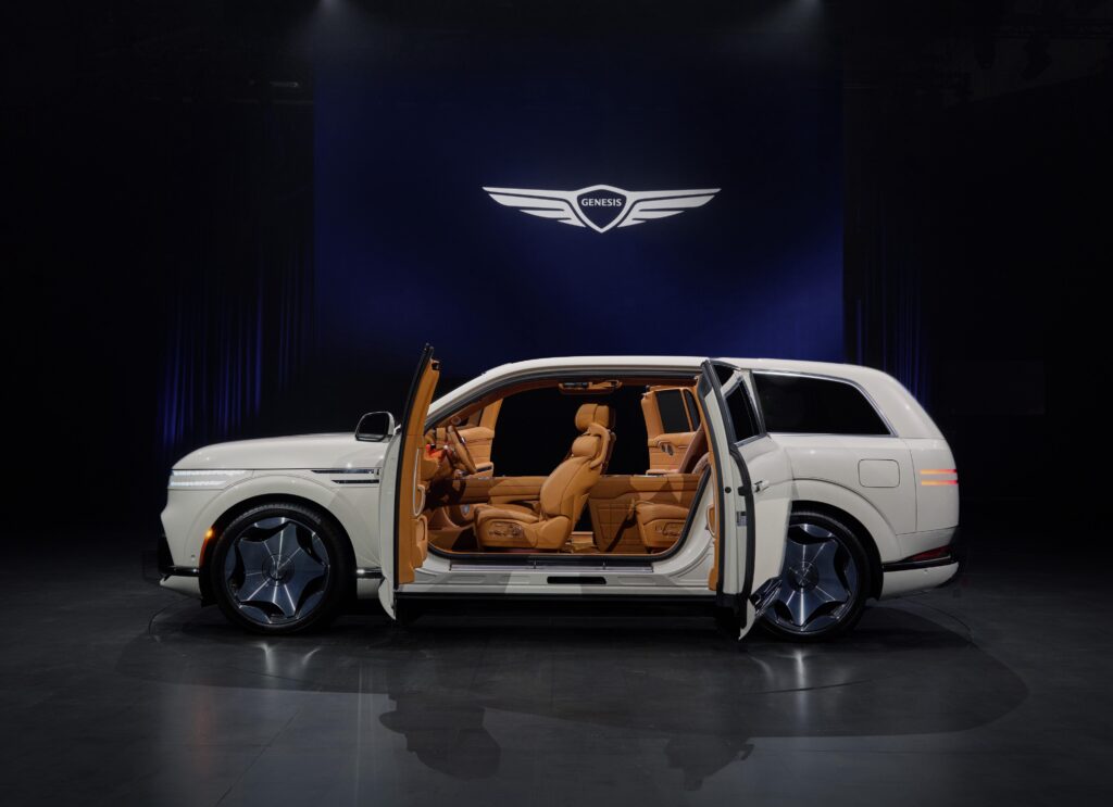 World reveal of the Genesis GV90 in San Francisco