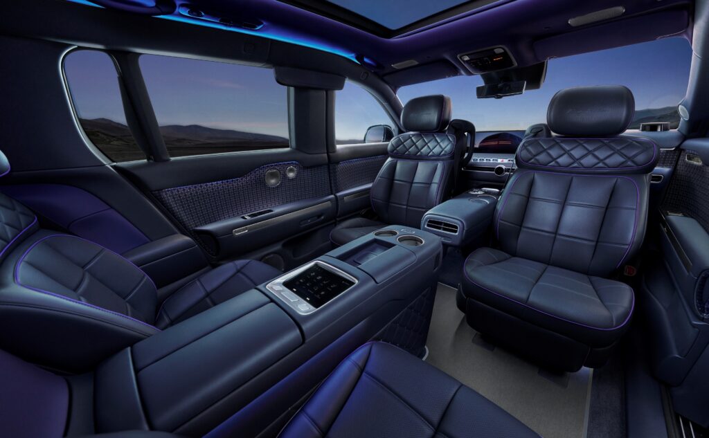 Interior World reveal of the Genesis GV90 in San Francisco