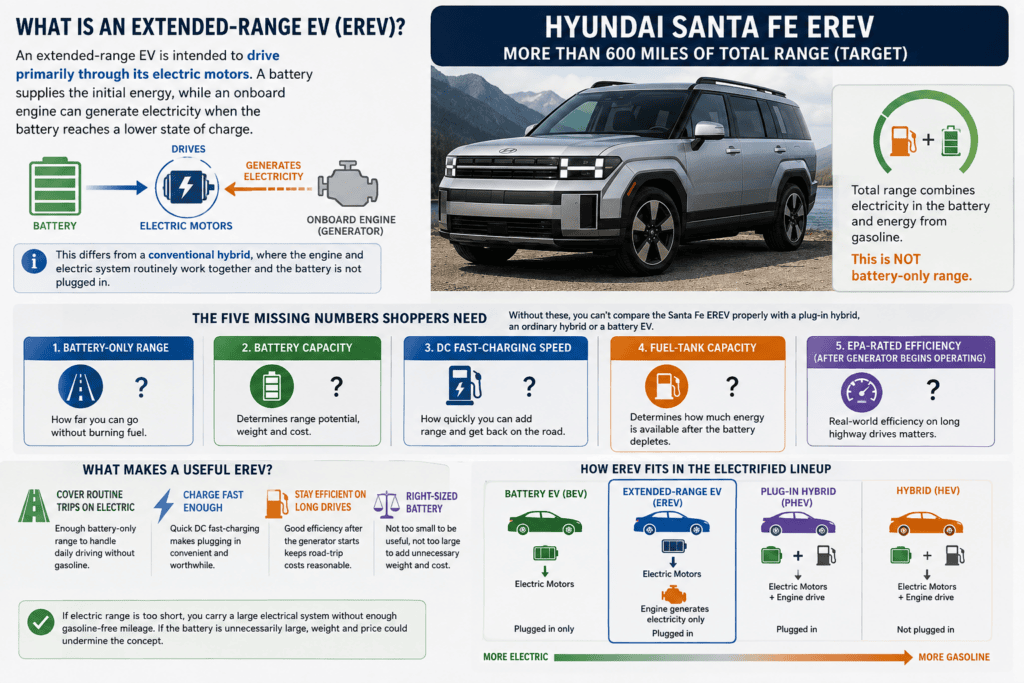 Santa Fe EREV to Lead Way for 58 Model Update