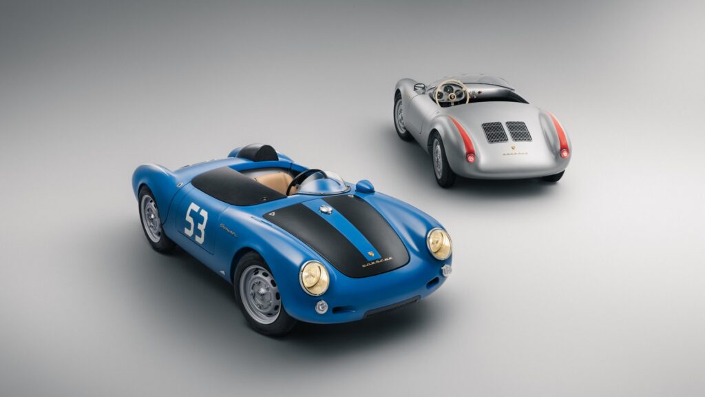 Porsche and Hedley Studios Reimagine the 550 Spyder as a Scaled down EV