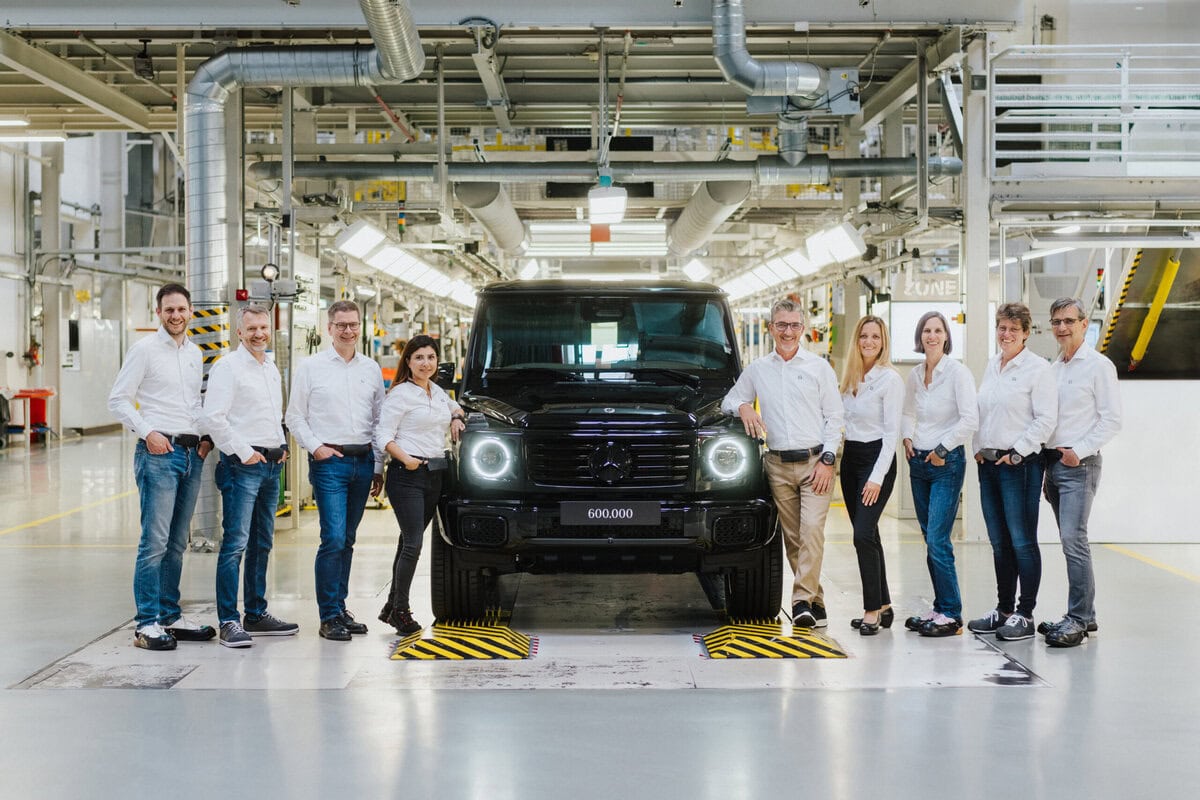 Featured image for “Mercedes G-Class Marks 600,000th Model with G 580 Milestone”