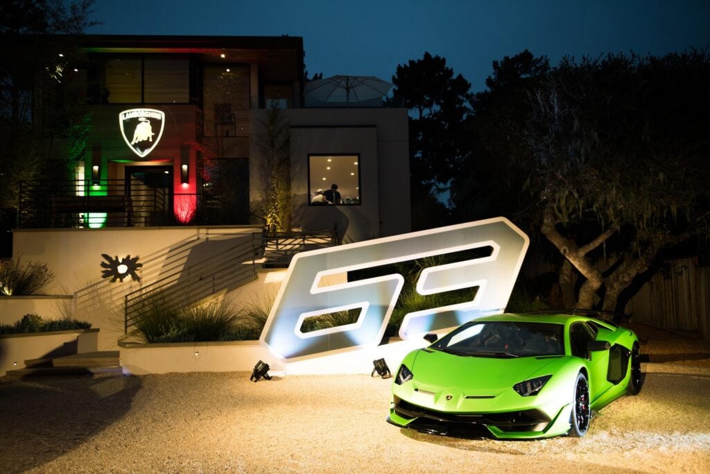 Lamborghini announcing new products at the Quail as part of Monterey Car week