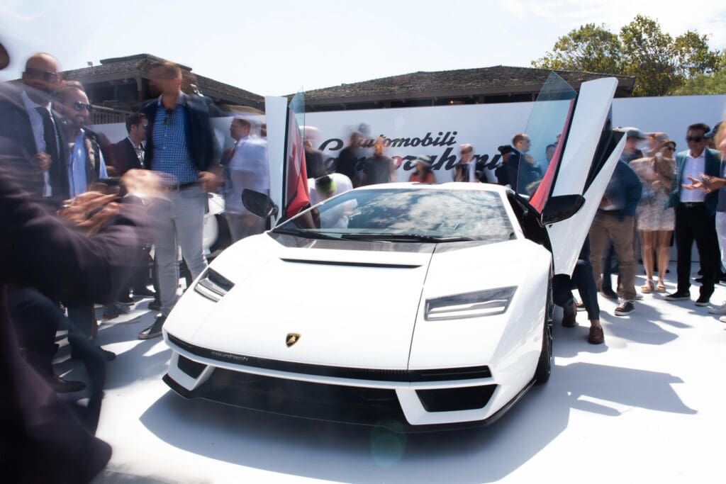 Lamborghini announcing new products at the Quail as part of Monterey Car week