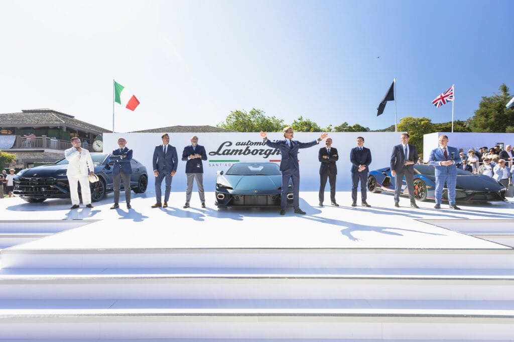 Lamborghini announcing new products at the Quail as part of Monterey Car week