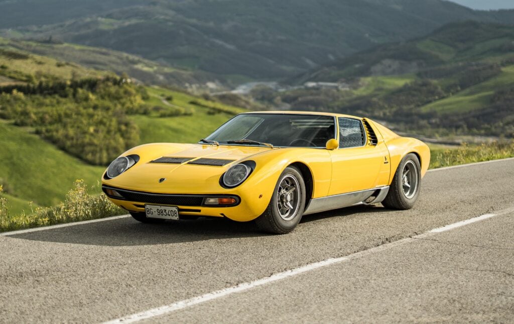 Lamborghini Makes Hybrid History Lamborghini Miura SV