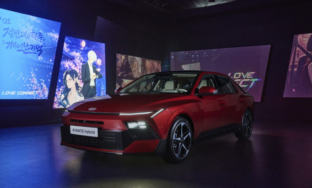 The all-new Hyundai Avante, the Korean-market version of the Hyundai Elantra, made its world debut at the 2026 Busan Mobility Show in Busan, South Korea. Photo: Hyundai Motor Group