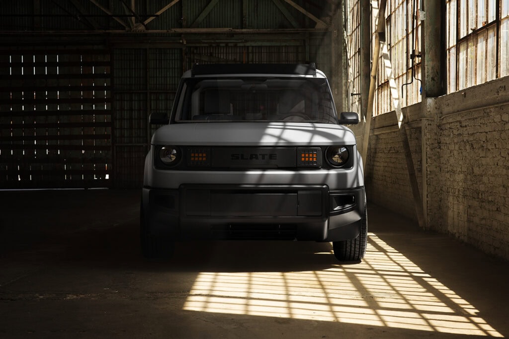 The blank sleep, Truck from the front