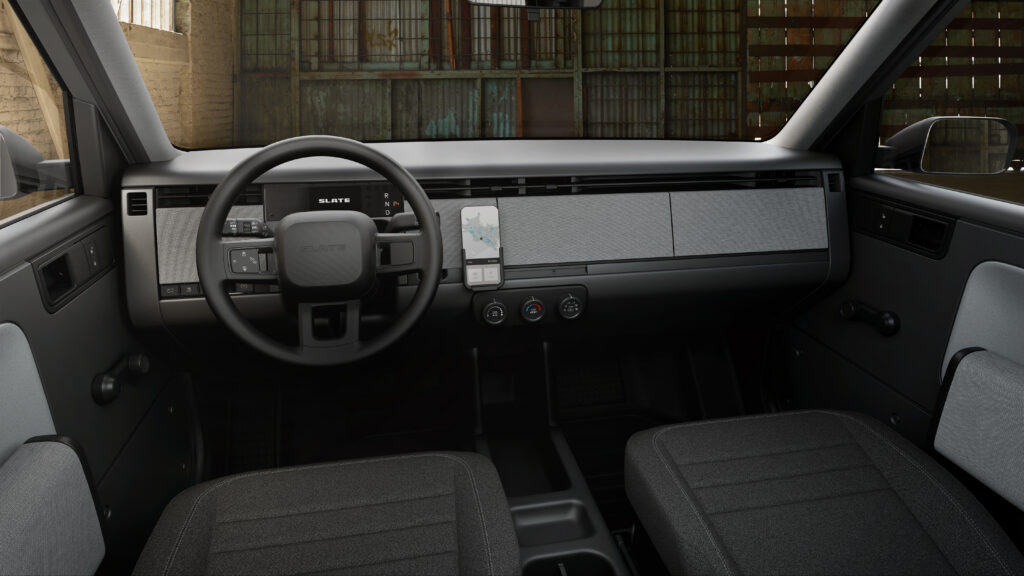 Interior Starting Point for the Slate Vehicle