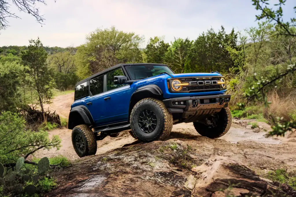 Bronco Raptor With the Black Appearance Package
