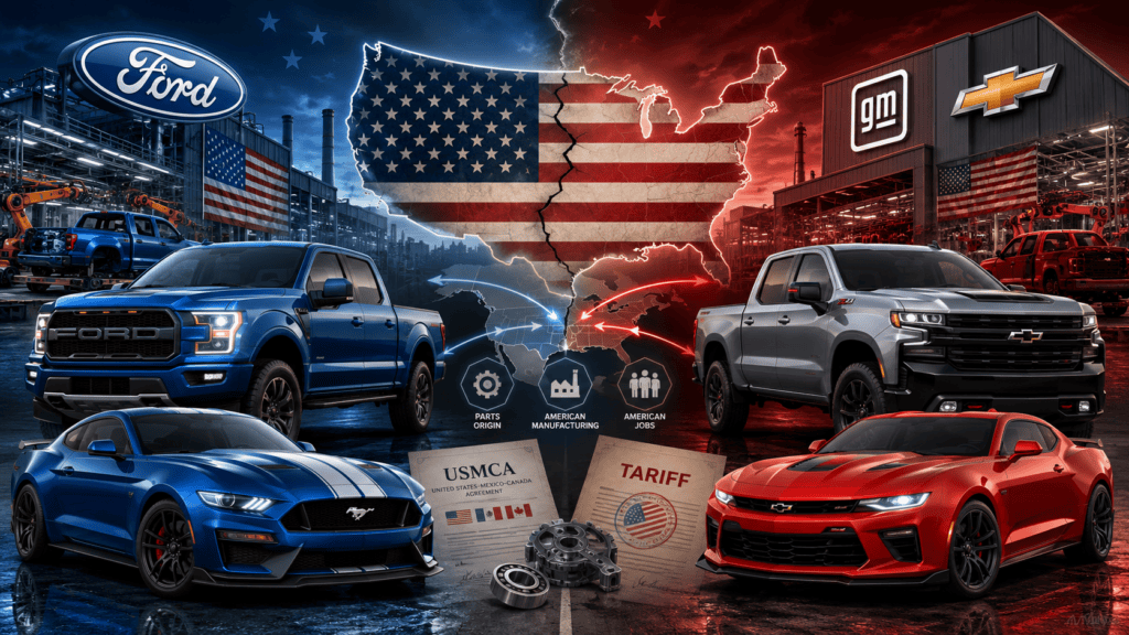 Ford vs GM Fight to be The Most American Manufacturer