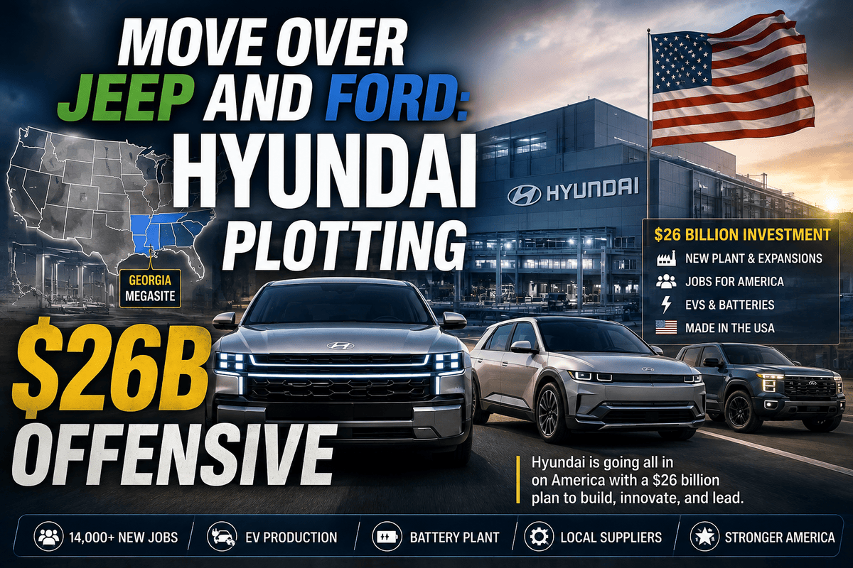 Featured image for “Move Over Jeep and Ford: Hyundai Plotting $26B Offensive”