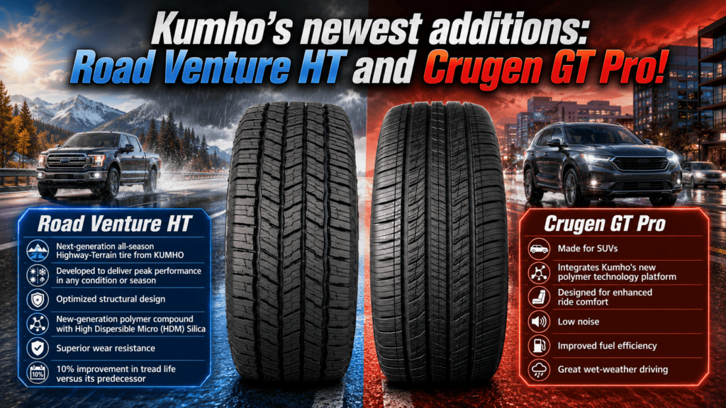 Kumho Road Venture HT and Crugen GT Pro