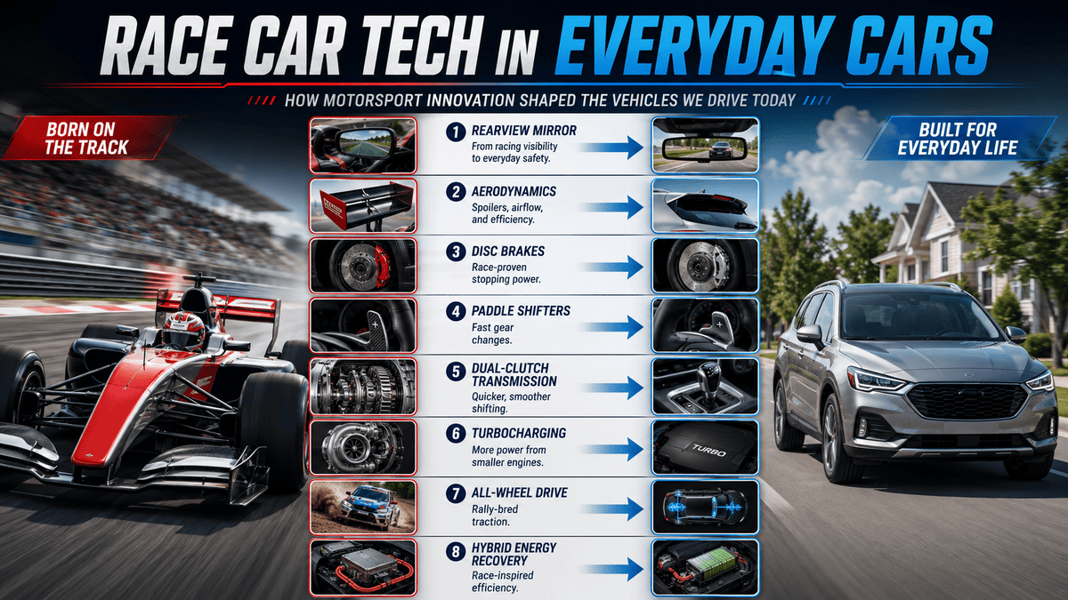 Featured image for “Race Car Tech Hiding in Your Daily Driver”