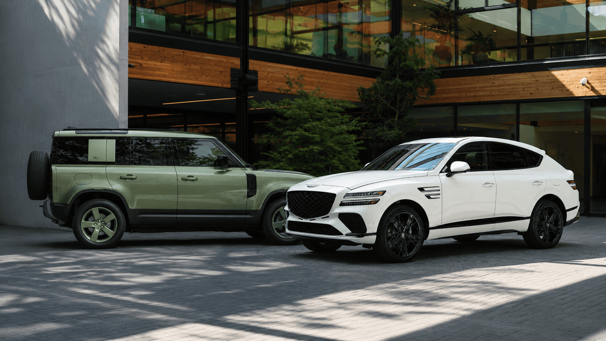 Featured image for “Genesis GV80 Coupe vs Defender: Why SUV Shape Matters”