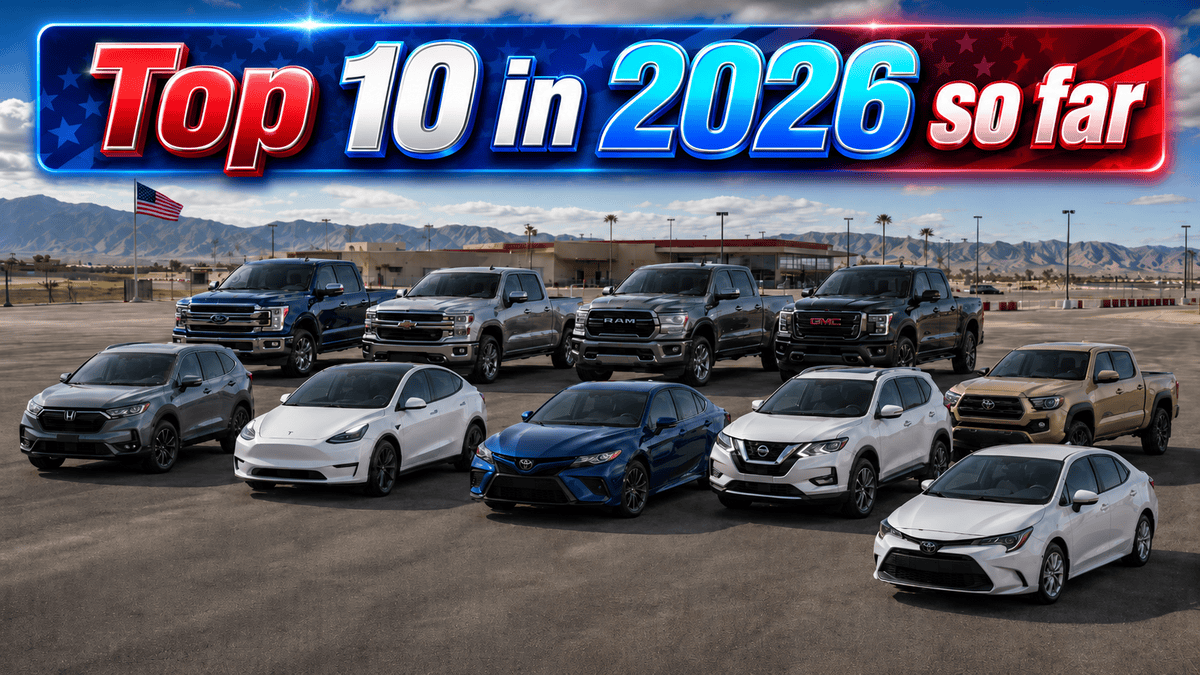 Featured image for “Best Selling Vehicles in America So Far in 2026”