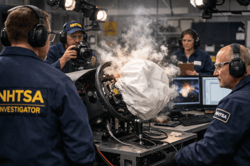 NHTSA Test Airbag Simulation