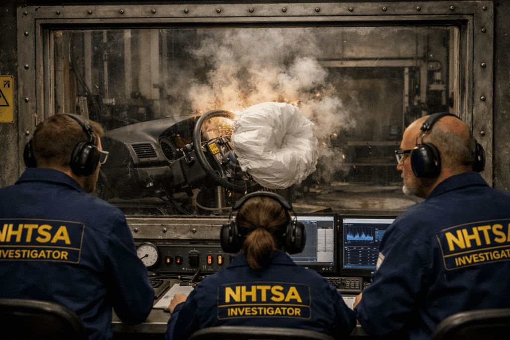 NHTSA Simulation Airbag Deployment