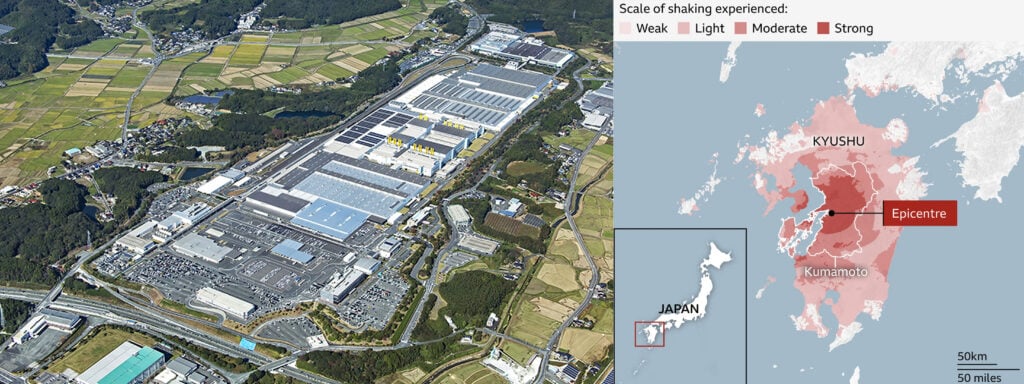7.1 Earthquake Halts Toyota and Nissan Plants