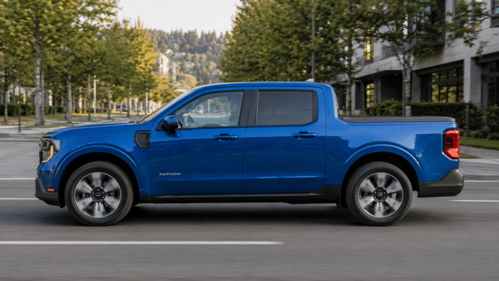 Artist rendition of a Ford Fathom EV Truck coming soon from Ford