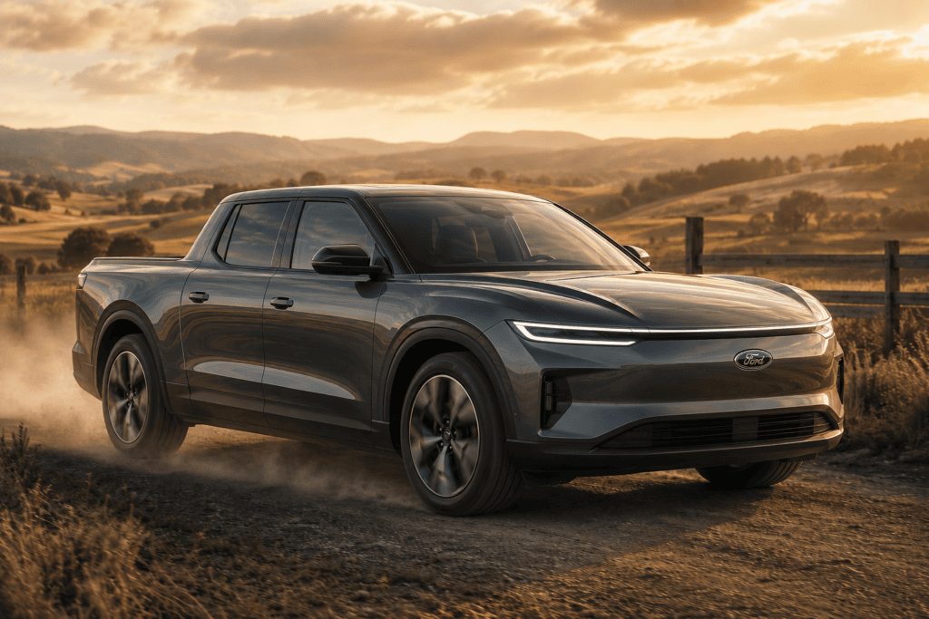 Rumored Ford Ranchero EV *Image is AI Generated