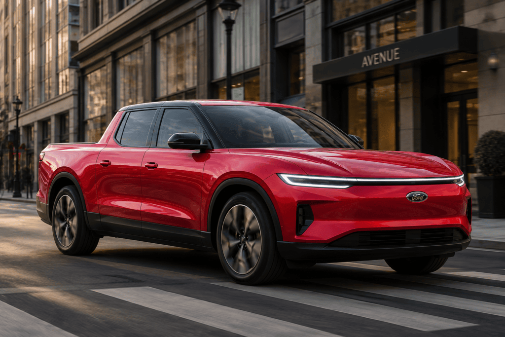 Rumored Ford Ranchero EV *Image is AI Generated