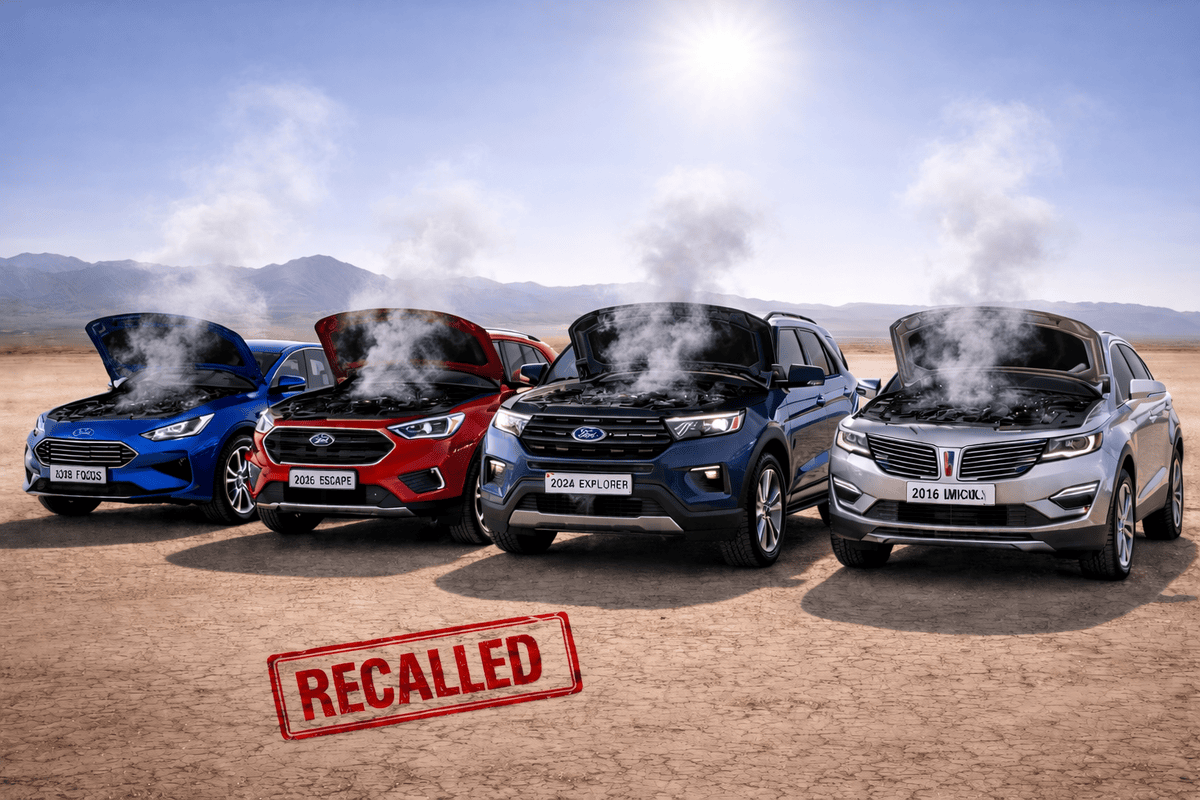 Featured image for “Ford recalls 119,000 vehicles over Engine block heater fire risk”