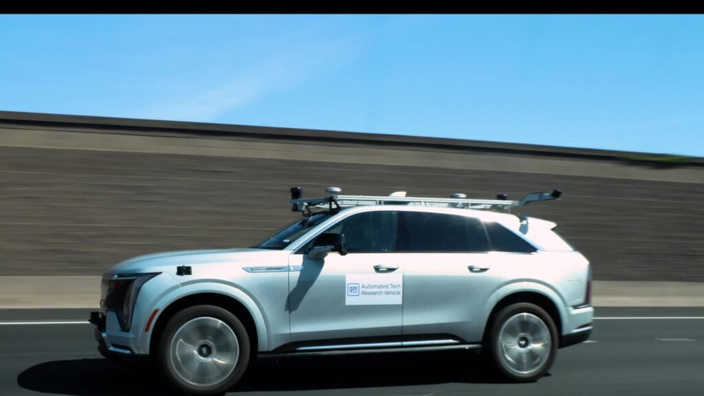 Cadillac Escalade IQ with sensors testing level 3 GM Super Cruise