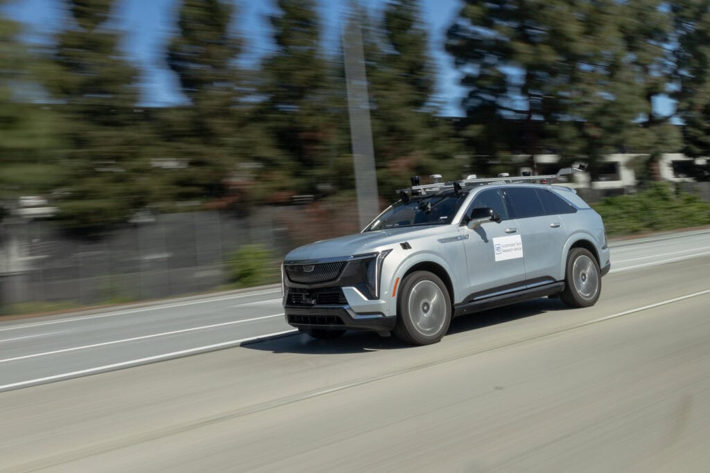 Cadillac Escalade IQ with sensors testing level 3 GM Super Cruise