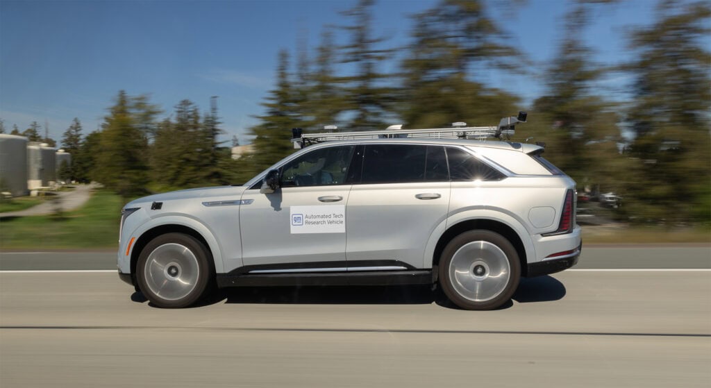 Cadillac Escalade IQ with sensors testing level 3 GM Super Cruise