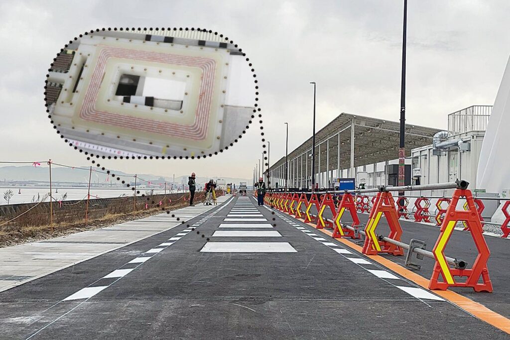 Honda wireless road charging