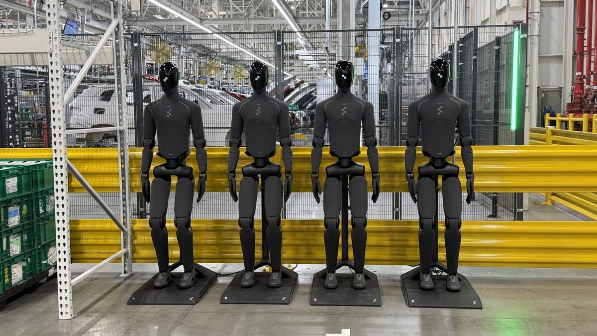 Featured image for “BMW’s American X5 Factory Is Training Humanoid Robots”