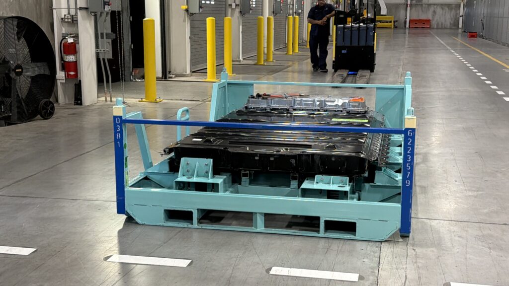 A BMW X5 battery to be produced at the Woodruff battery facility in South Carolina