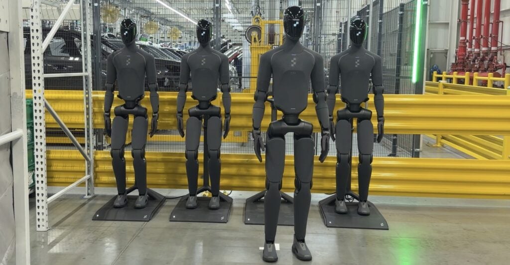 Humanoid robot being tested at the Home of X BMW's factory in Spartanburg, South Carolina