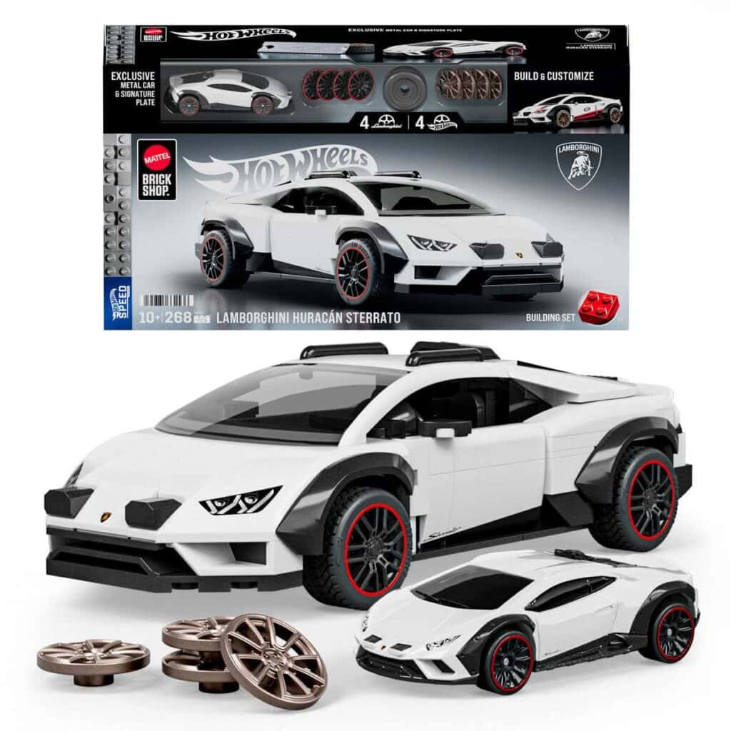 Lamborghini Huracán mattel, brick shop toys