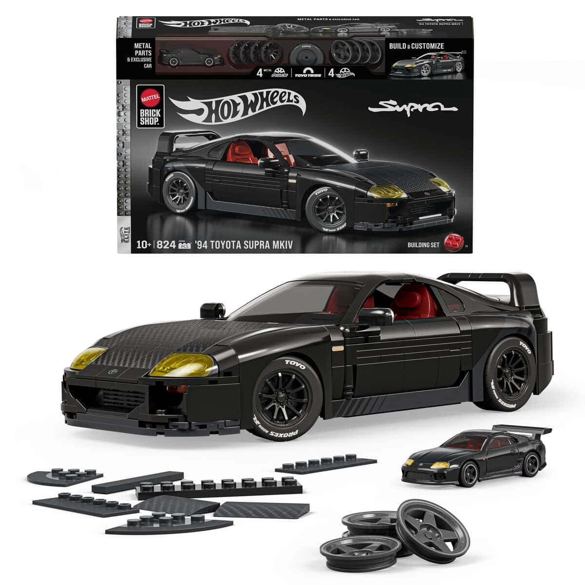 Featured image for “Mattel Brick Shop Turns Dream Cars Into Kits”