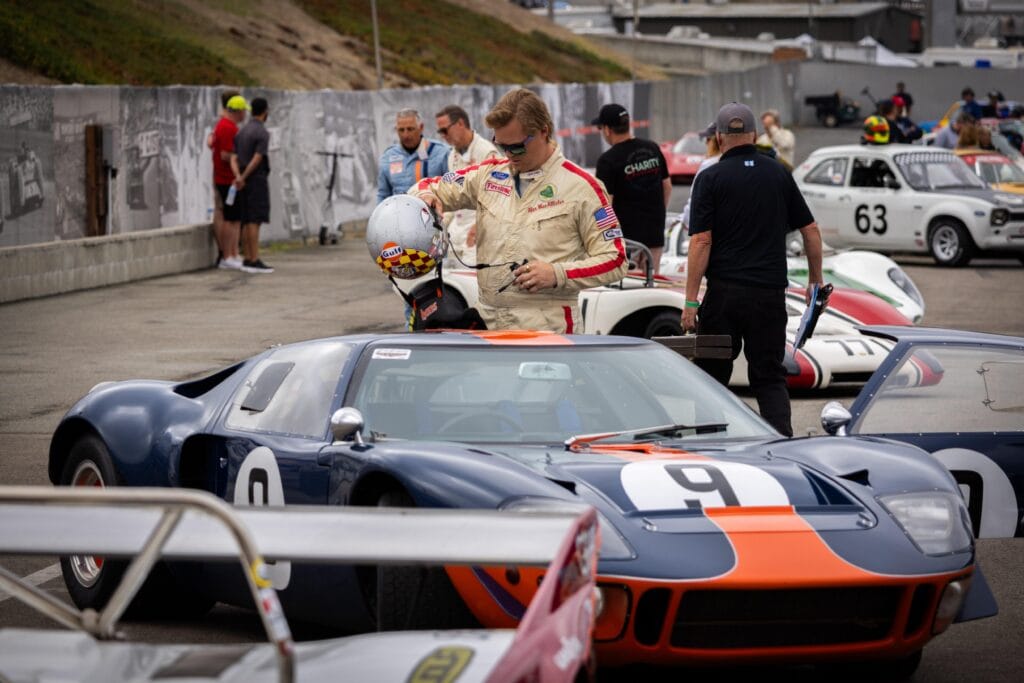Ford GT40 in the paddock