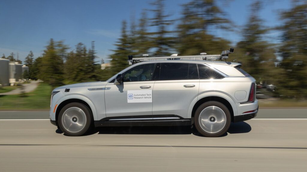 Cadillac Escalade IQ with sensors testing level 3 GM Super Cruise