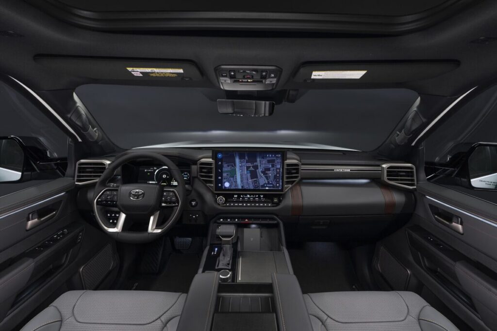 2026 Toyota Sequoia TRD inside cockpit